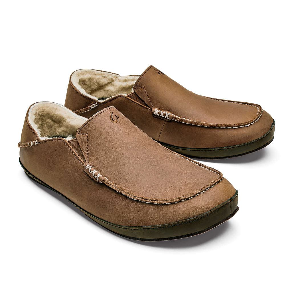Moloa Slipper Toffee/Dk Wood