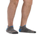 CoolMax Lightweight No-Show Socks Gray