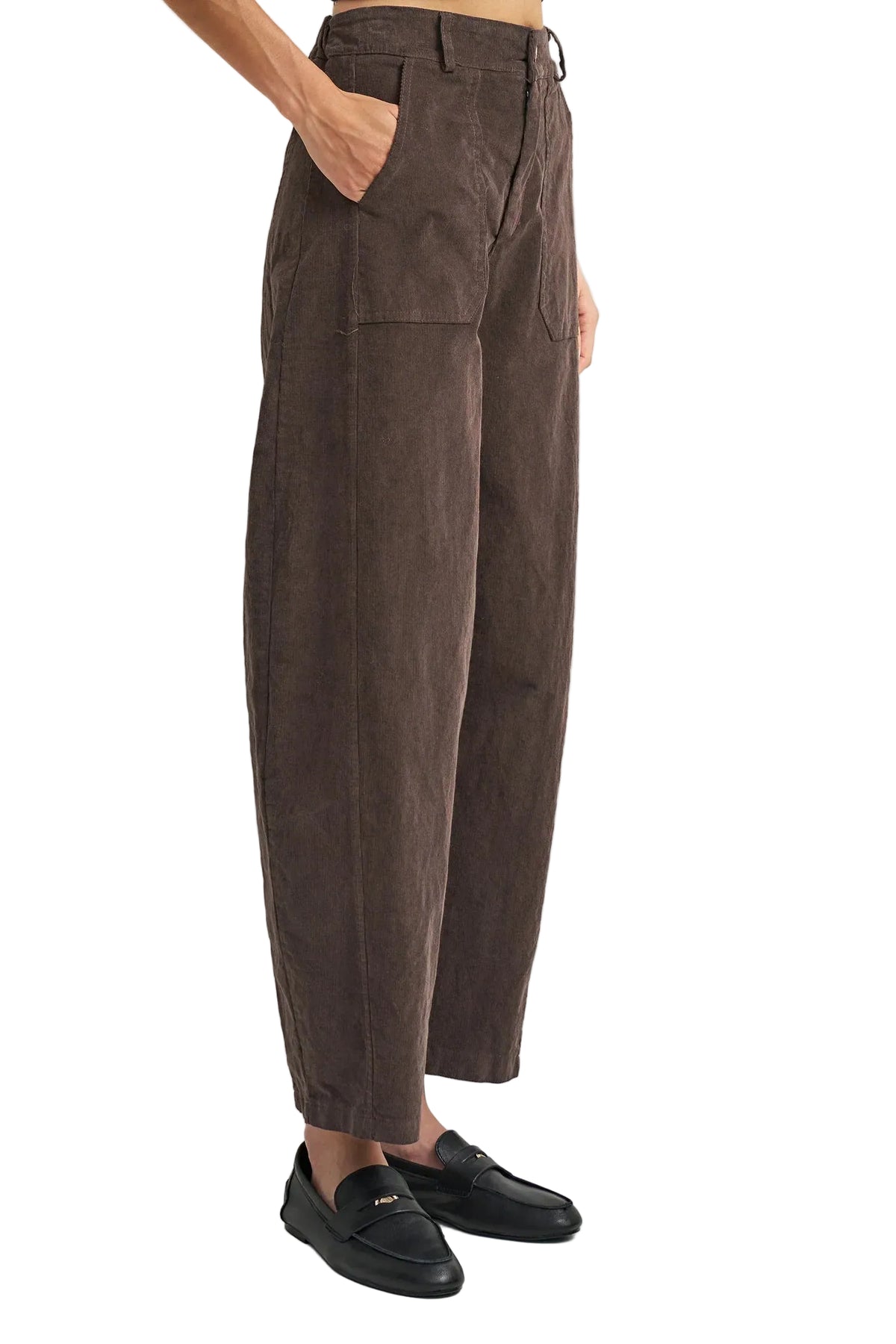 Ws Emmerson Slim Barrel Pant Brown