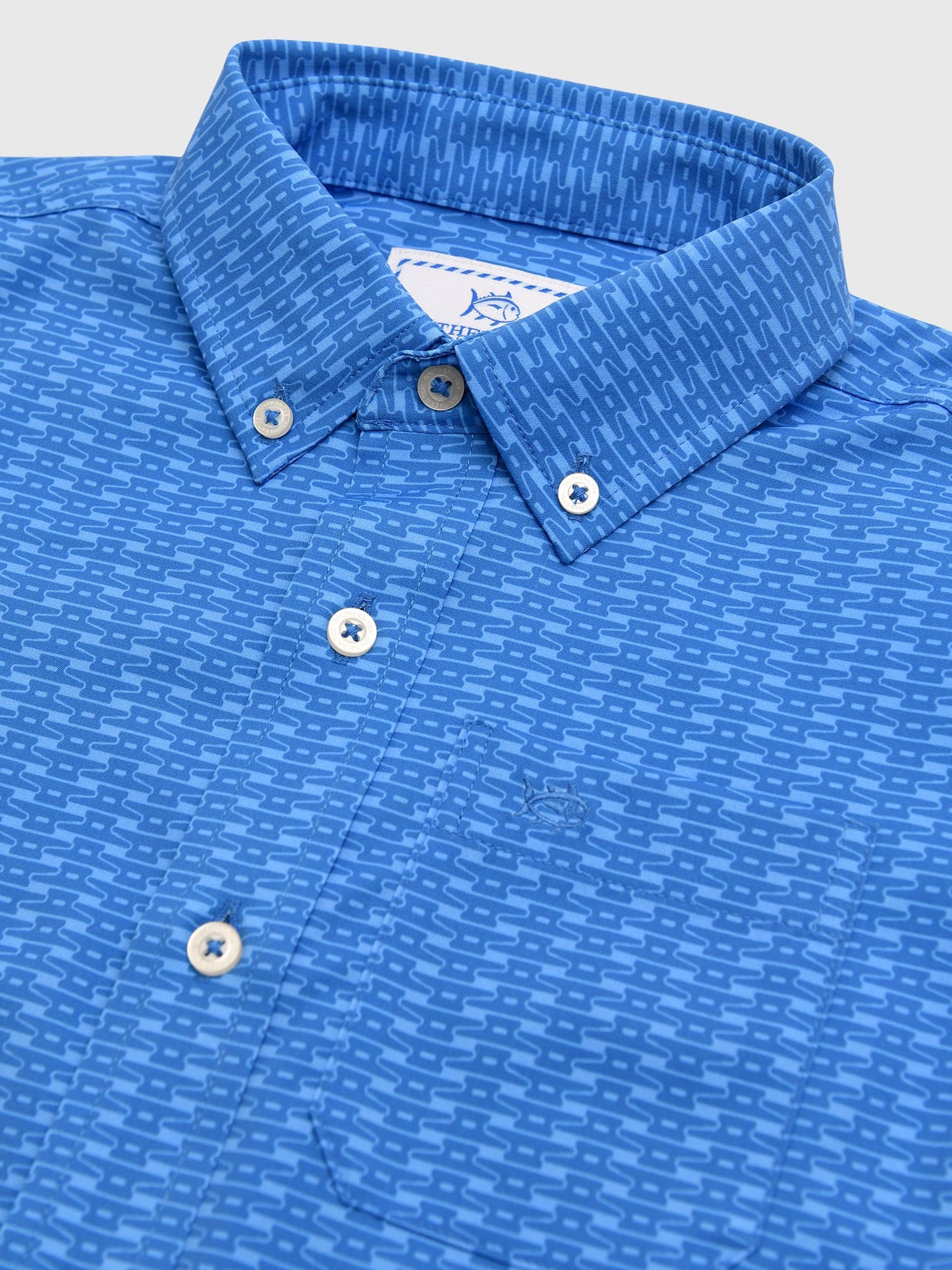 Youth Pop Lock And Dock It SS Shirt Blue Stream