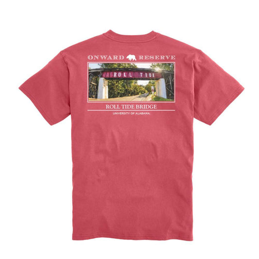 Roll Tide Bridge SS T-Shirt Washed Red