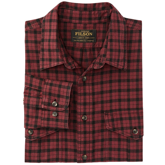 Lightweight Alaskan Guide Shirt Port/Black Plaid