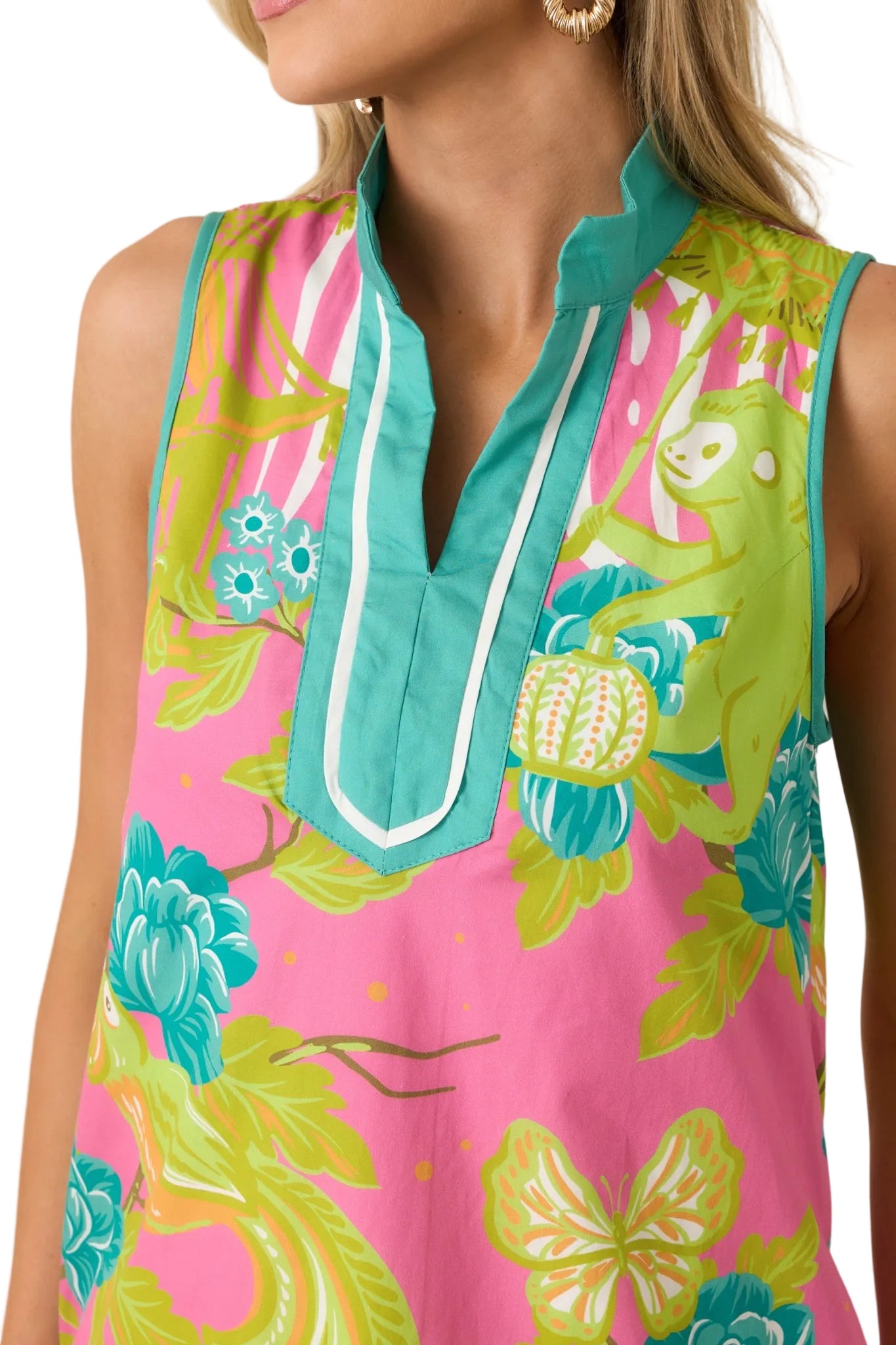Ws Camille Mini Dress Bamboo Room