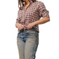 Ws Quarantina Holiday Plaid Shirt Red