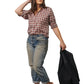 Ws Quarantina Holiday Plaid Shirt Red