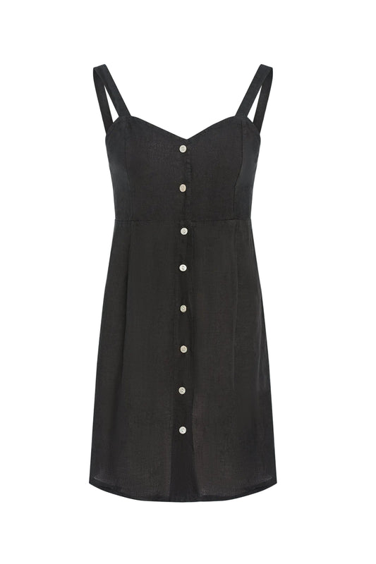 Ws Beach Mini Dress Black