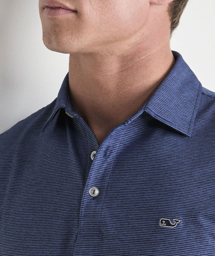 St. Jean Stripe Sankaty Polo Blue/Summer Evening