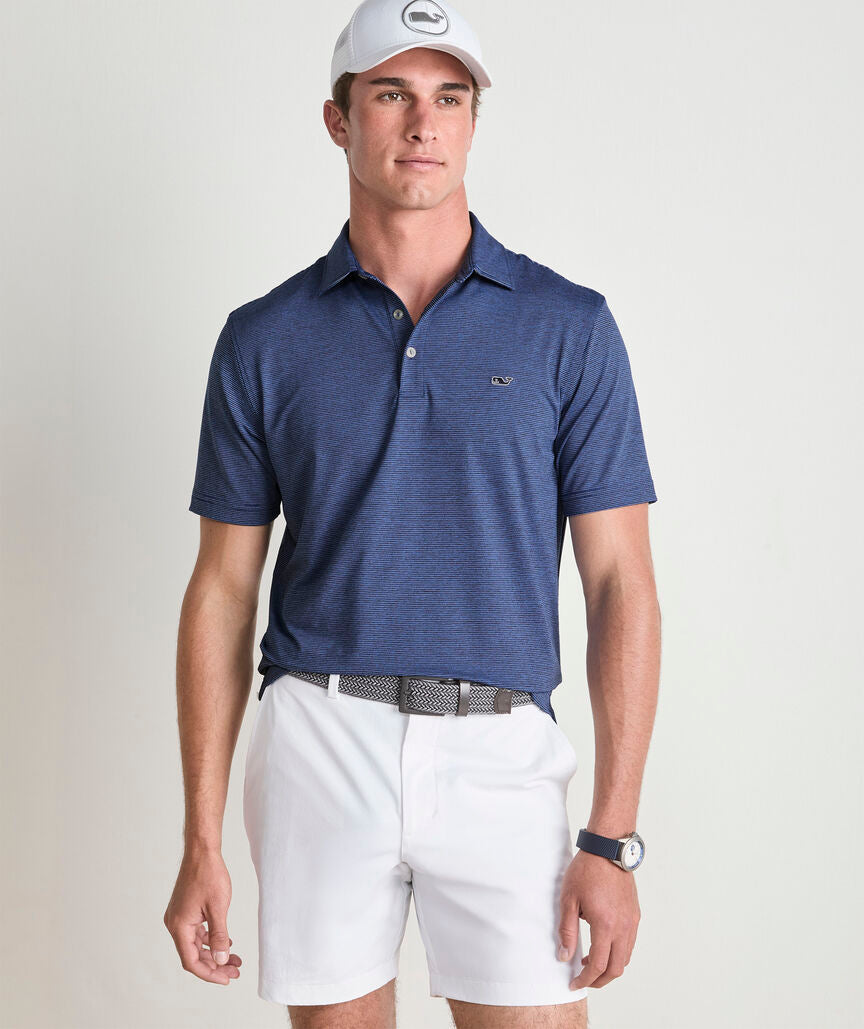 St. Jean Stripe Sankaty Polo Blue/Summer Evening