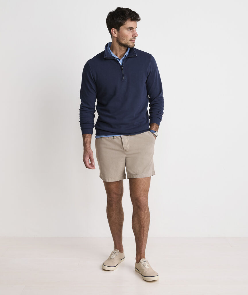 Coastline 1/4 Zip Nautical Navy