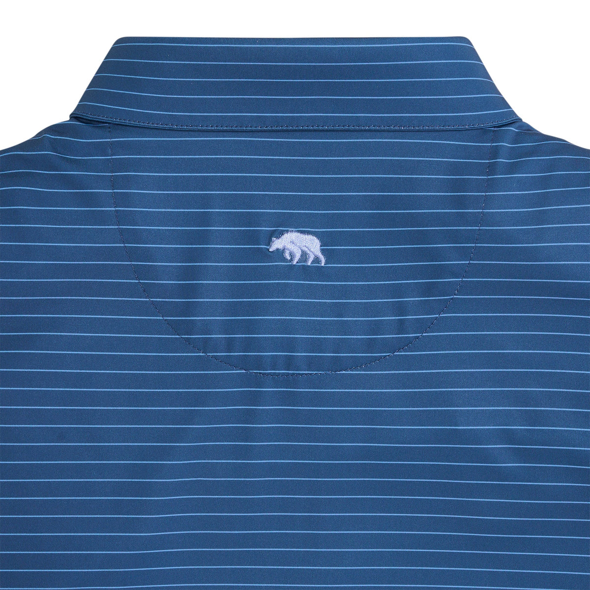 Atlantic Stripe Performance Polo Ensign Blue
