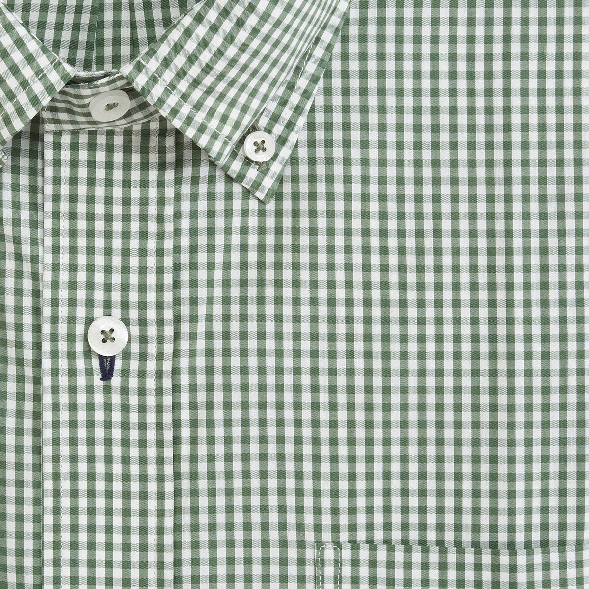 Montagu Classic Fit Quad Shirt Duck Green