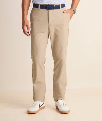 Straight Fit On The Go Perf Pant Khaki