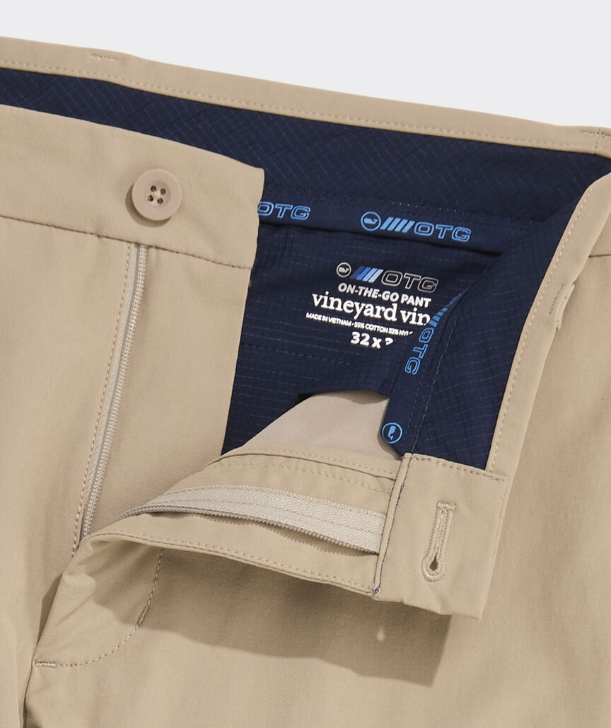 Straight Fit On The Go Perf Pant Khaki