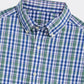 Audubon Plaid Perf Cotton Shirt Olive Dusk
