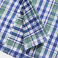 Audubon Plaid Perf Cotton Shirt Olive Dusk