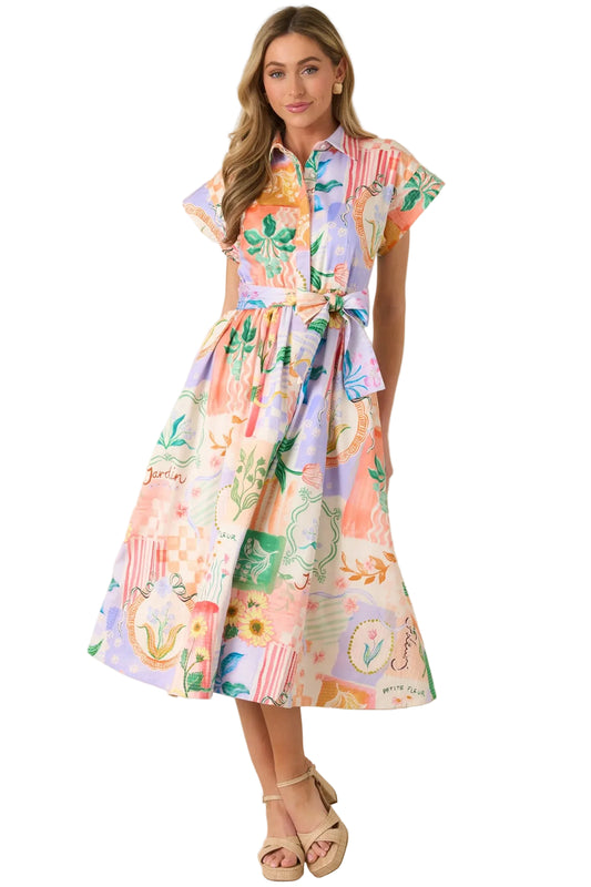 Ws Savannah Midi Dress High Societea