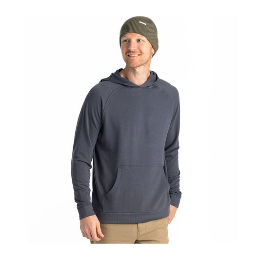 Bamboo Lightweight Fleece Hoodie Storm Cloud