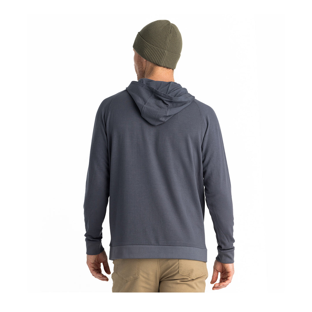 Bamboo Lightweight Fleece Hoodie Storm Cloud