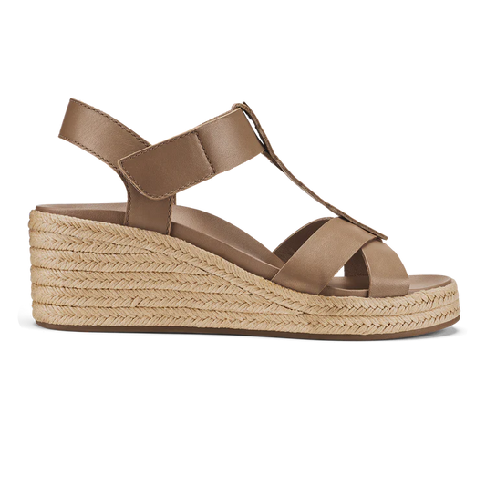 Ws 'Ihi Wedge Sandal Tan/Tan