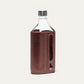 Glass Leather Flask 375ML Cognac