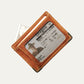 William Front Pocket Card Case Cognac