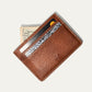 William Front Pocket Card Case Tan