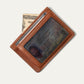 William Front Pocket Card Case Tan
