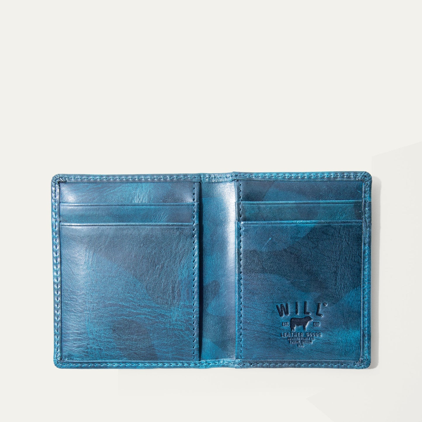 The Military Front Pocket Wallet Blue