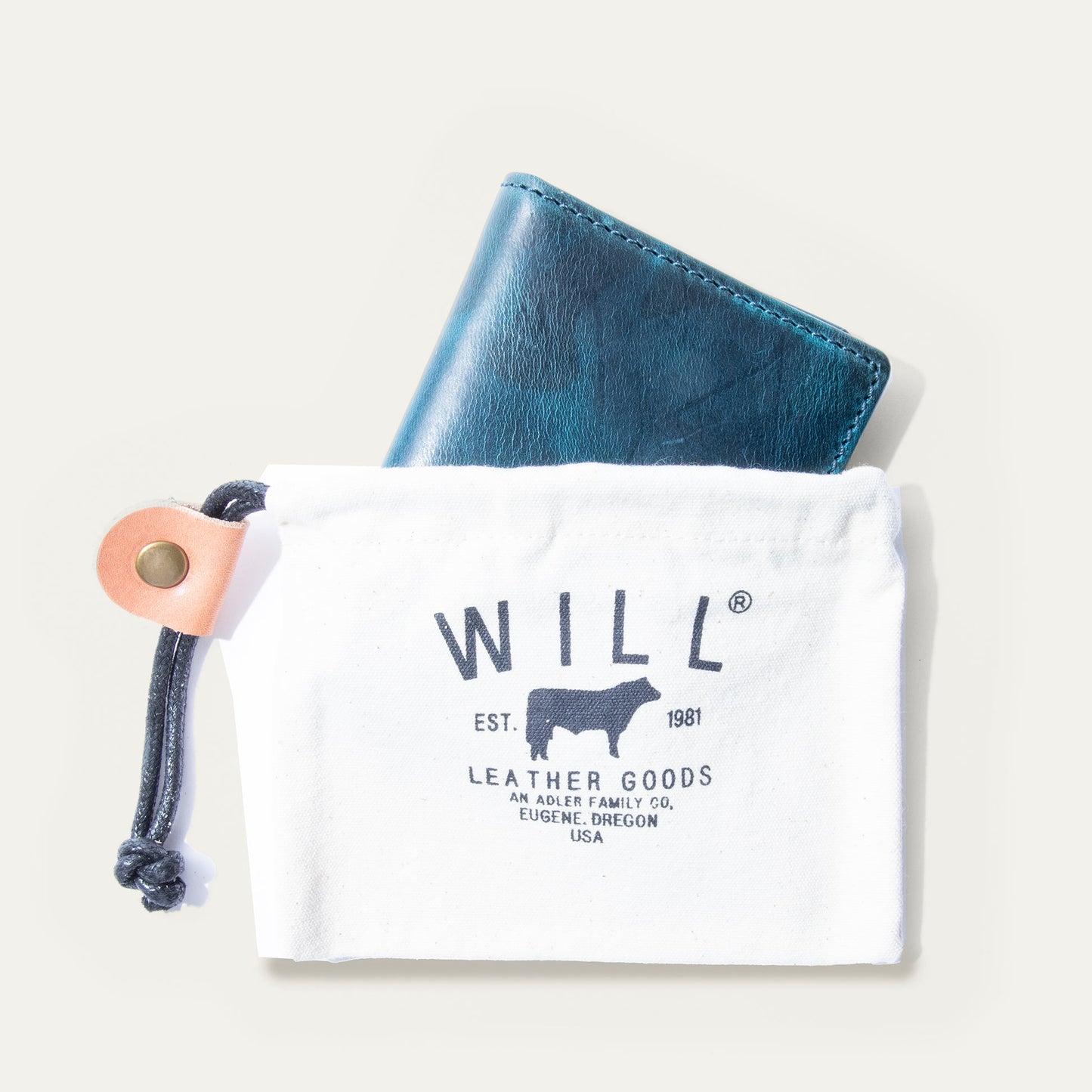 The Military Front Pocket Wallet Blue