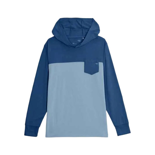 Youth Bamboo Shade Hoodie True Navy/Blue Fog