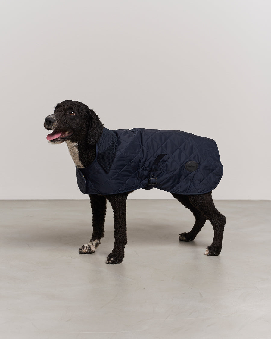Barbour Quilted Dog Coat Dk Navy