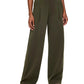 Ws AirEssentials Pleated Wide Leg Pant Monstera