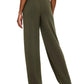 Ws AirEssentials Pleated Wide Leg Pant Monstera
