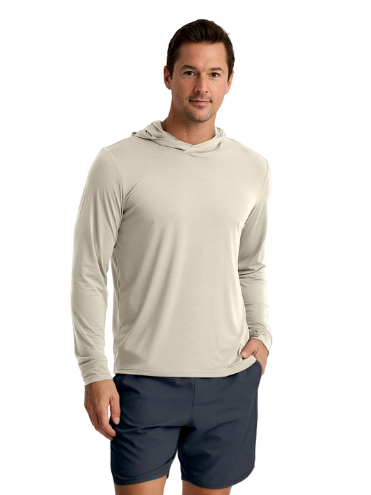 Ws Elevate Lightweight Hoodie Heather Birch