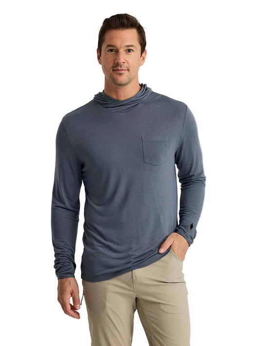Bamboo Lightweight Hoodie Storm Cloud
