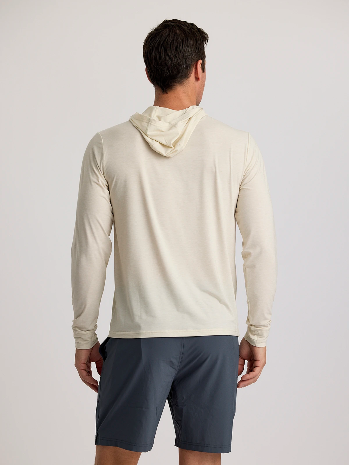 Ws Elevate Lightweight Hoodie Heather Birch