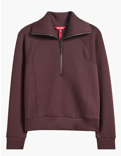 Ws AirEssentials Half Zip Truffle Brown
