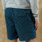 6" Sailport Print Swim Short Blue Horizon