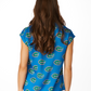 Ws UF Gators V-Neck Blouse Blue