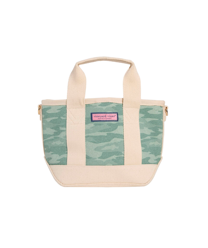 Printed Heritage Mini Tote Camo Dune Grass
