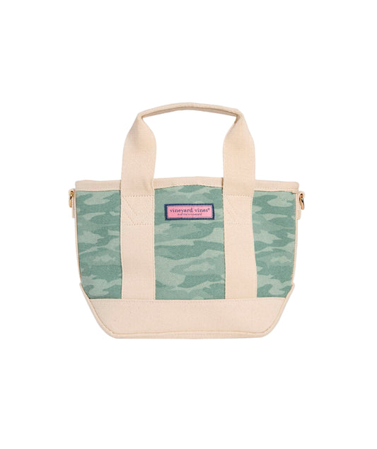 Printed Heritage Mini Tote Camo Dune Grass