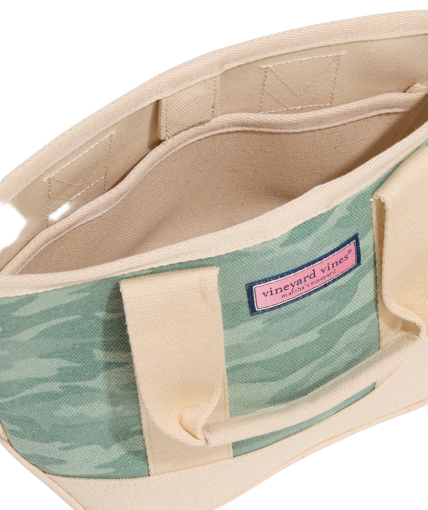 Printed Heritage Mini Tote Camo Dune Grass