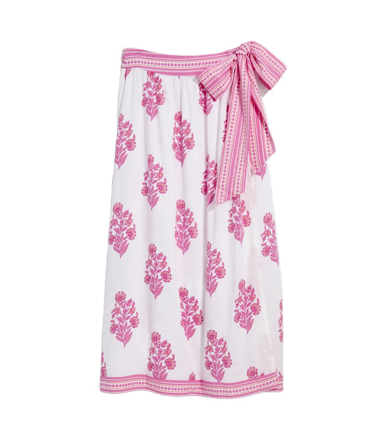 Ws Wren Wrap Skirt Floral White Cap