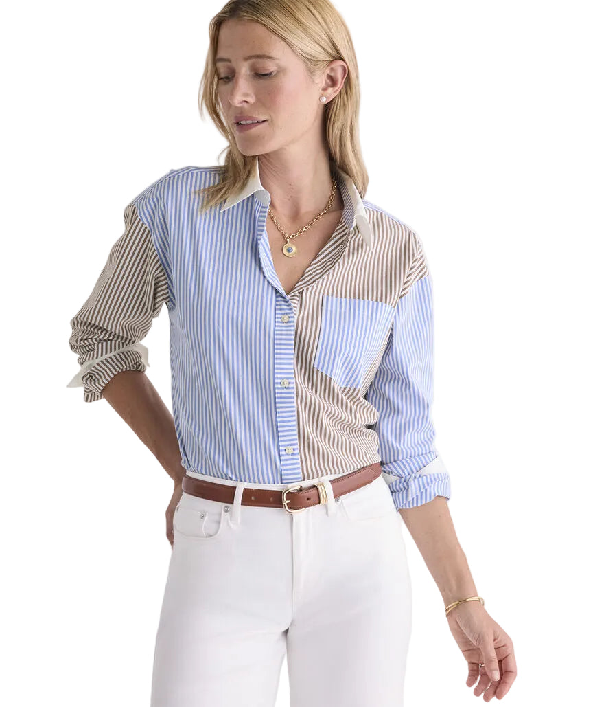 Ws Birdie Button-Down Shirt Multi Color Stripe