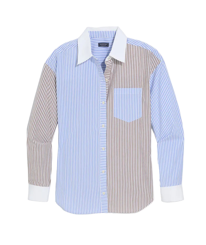 Ws Birdie Button-Down Shirt Multi Color Stripe