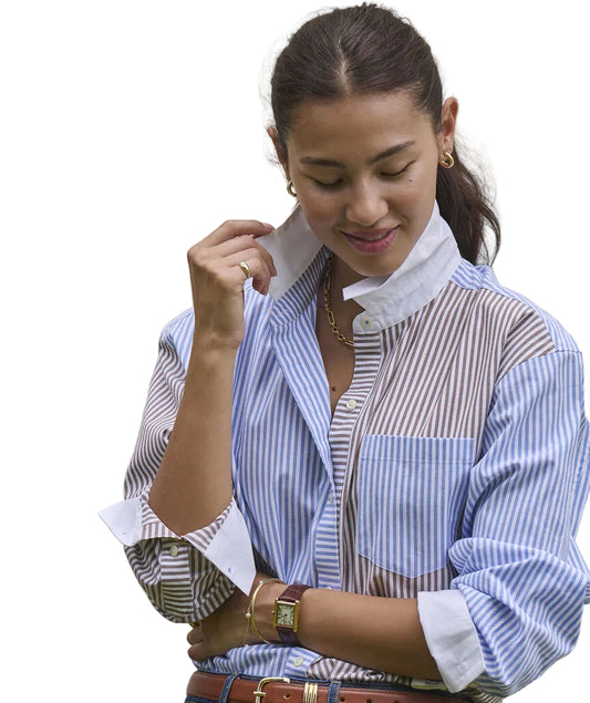 Ws Birdie Button-Down Shirt Multi Color Stripe