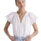 Ws Adare Eyelet Top White Cap