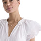 Ws Adare Eyelet Top White Cap