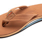 Premier Leather Double Layer Sandal Tan/Blue