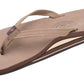 Premier Leather Double Layer Sandal Dark Brown